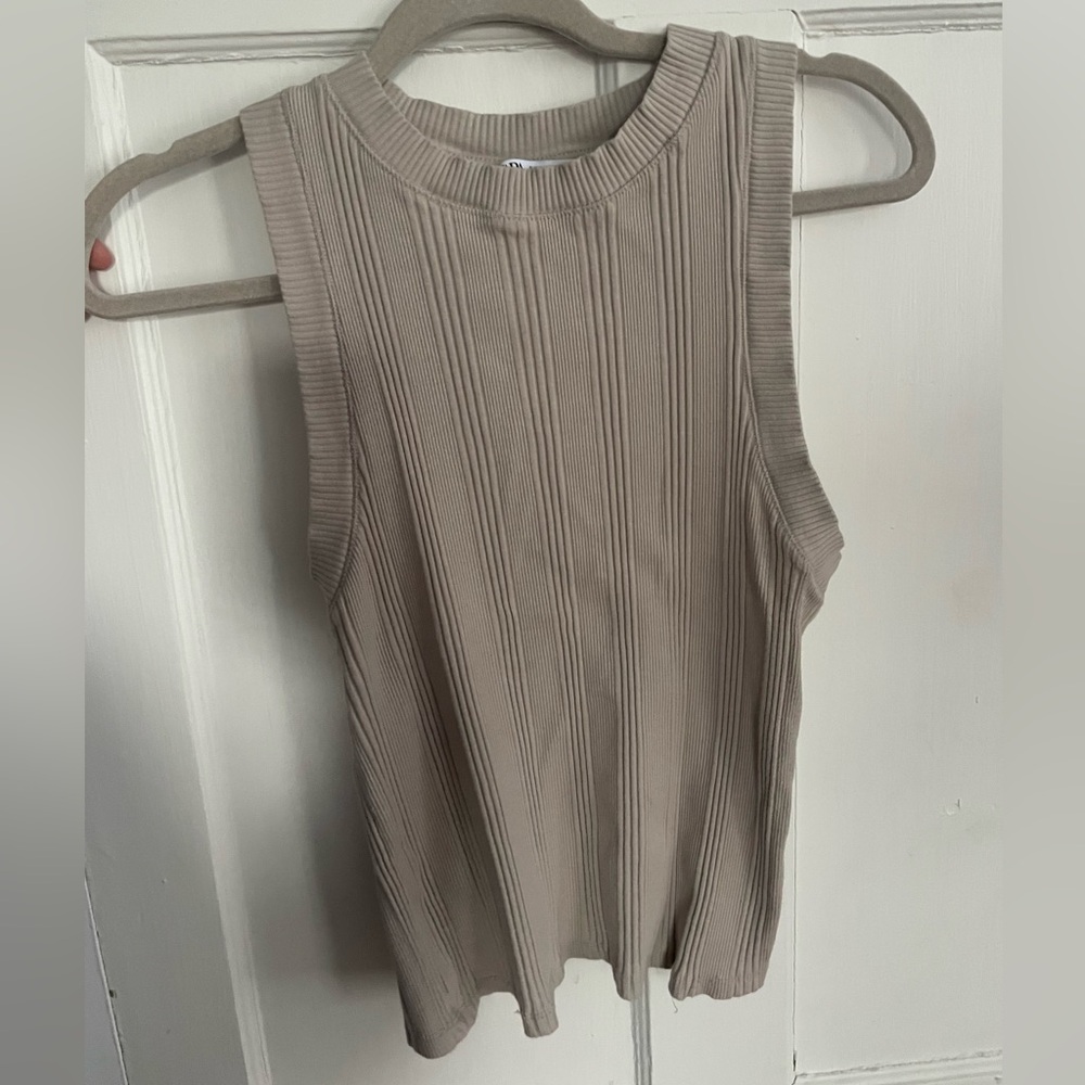 Tan Zara tank